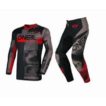 O'Neal 2026 Youth Element Racewear Black/Gray Offroad Motocross Jersey Pant Combo (Youth X-Small, W20)