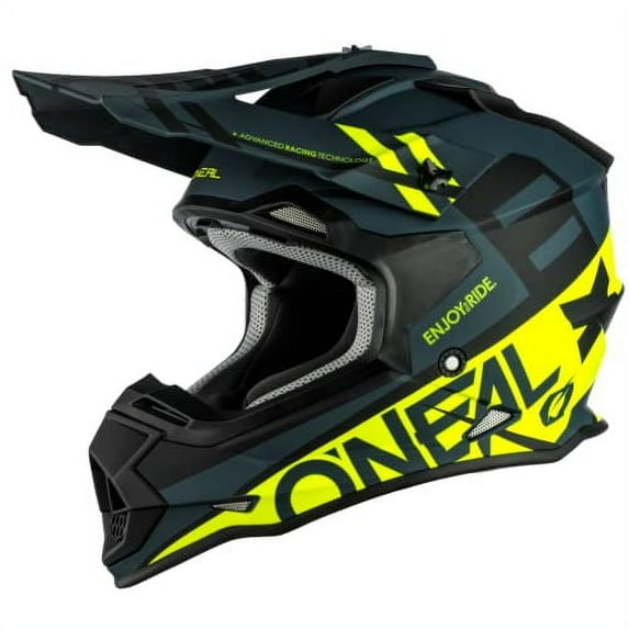 O'Neal 2Series Adult Helmet, Spyde (Black/Hi-Vis, XS)