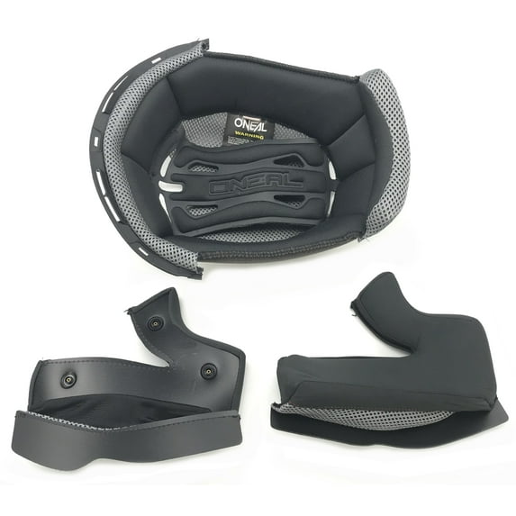 O'Neal 3 SRS Helmet Top Inner Liner Pad Set Black SM