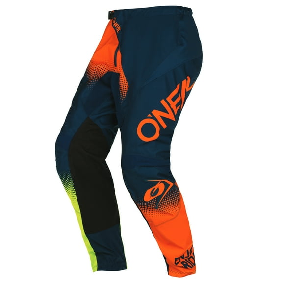 O'Neal Element Racewear Mens MX Offroad Pants Blue/Orange/Neon Yellow 38 USA