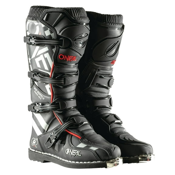 O'Neal Element Squadron Mens MX Offroad Boots Black 9 USA