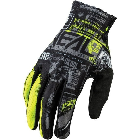 O'Neal Matrix Ride Mens MTB MX Offroad Gloves Black/Neon SM