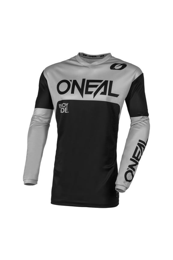 O'Neal Men's Standard Element Racewear V.23 Jersey, Black/Gray, MD