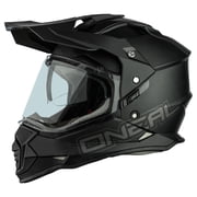 ONeal Sierra II Flat Dual Sport Motorcycle Helmet Black LG