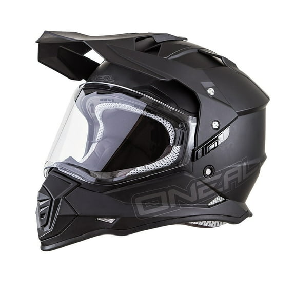 O'Neal Sierra II Flat Dual Sport Motorcycle Helmet Black SM