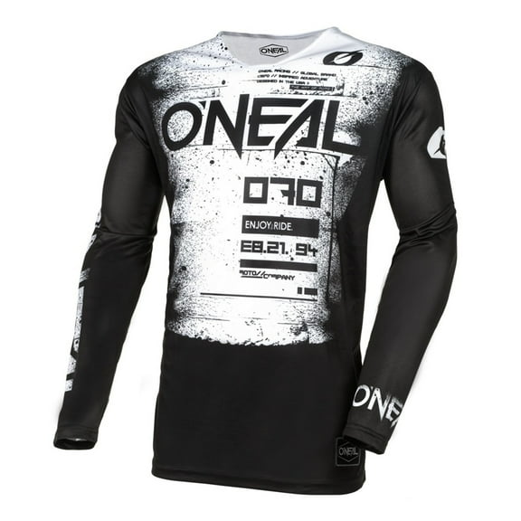 O'Neal Youth Mayhem Scarz Jersey Black/White Youth X-Small