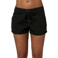 thumbnail image 1 of O'Neill BLACK Juniors' Saltwater Swim Board Shorts, US 3, 1 of 8