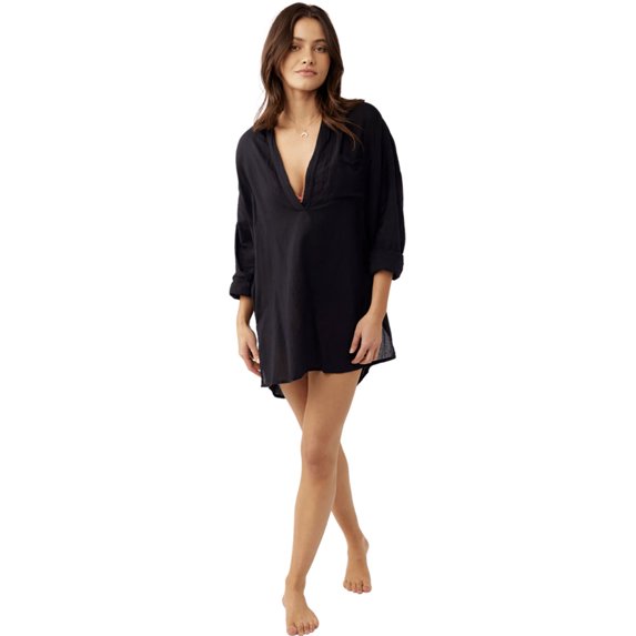 O'Neill Belizin woven cover-up M Black