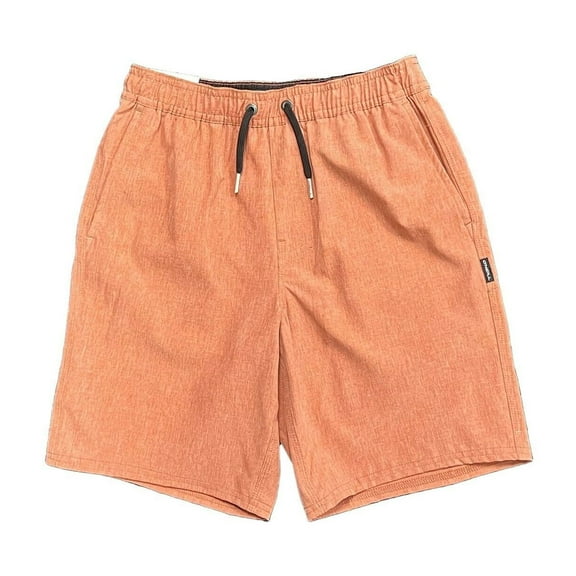 O'Neill Boy's Orange Hthr Abrn Short Sport Hybrid E-Waist Tunnel Drawcord (S02)