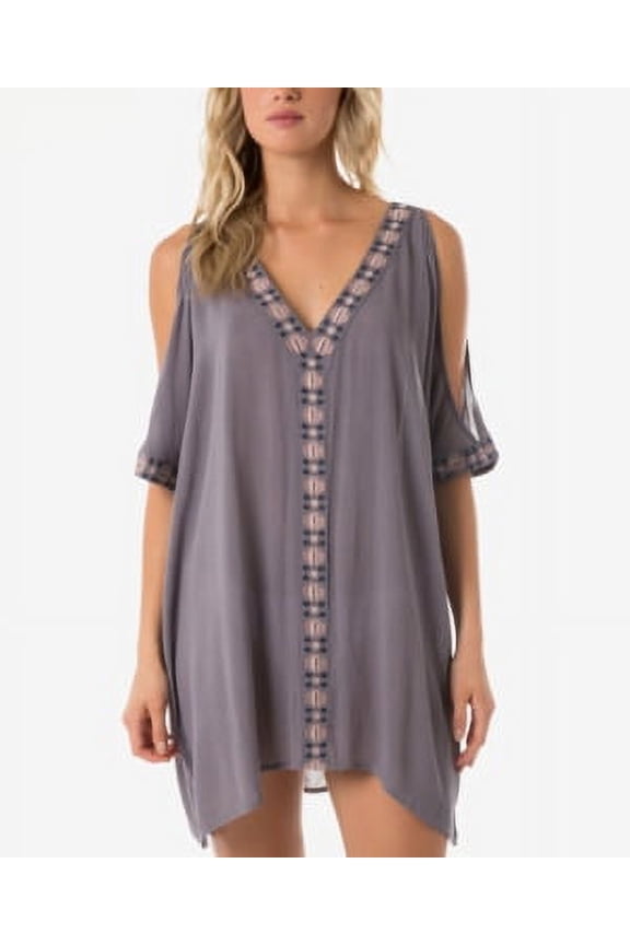 DUSK Juniors' Frances Cold-Shoulder Swim Cover-up, US Small