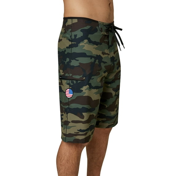 O'Neill GI Jack 3 Hyperfreak Boardshorts 38 Camo green (SP9106044Q)