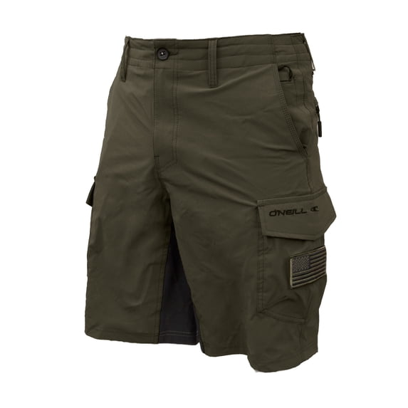 O'Neill GI Jack traveler 4 Hybrid Boardshorts 30 Army (SP018A102Q)