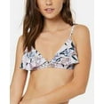 thumbnail image 1 of O'Neill MULTICOLORED Darlene Ruffle Triangle Bikini Swim Top, US X-Large, 1 of 9
