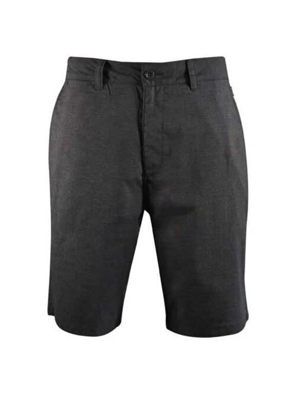 Men's Chino Shorts Black Charcoal 2-Way Stretch (S06)