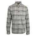 thumbnail image 1 of O'Neill Men's Cream Shirt Redmond Plaid Stretch Flannel Long Sleeve (S30), 1 of 12
