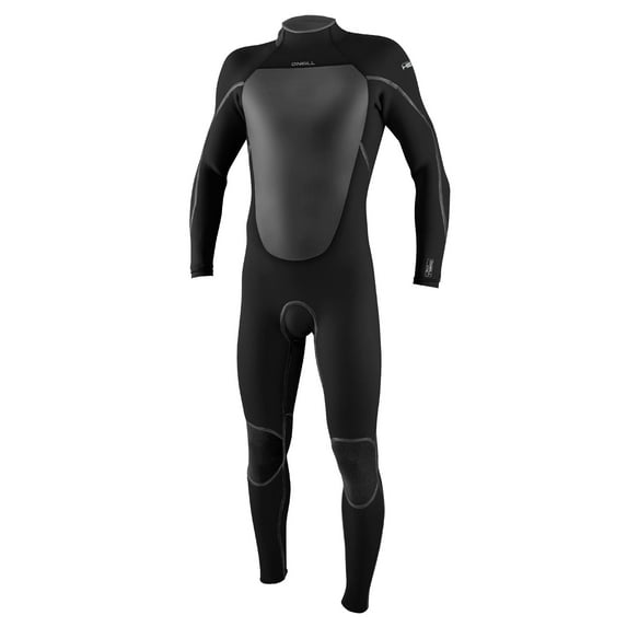 O'Neill Men's Heat 4/3mm Back zip Full Wetsuit M-Short Black (5342)