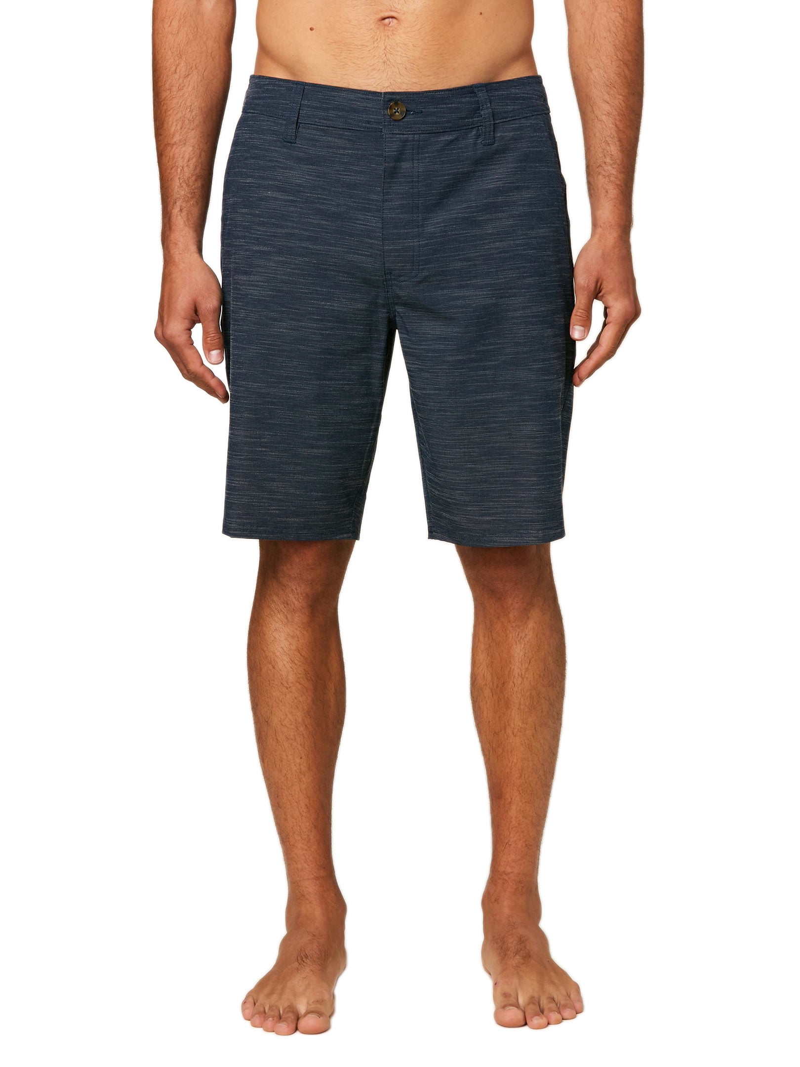 O Neill Men s Locked Slub Hybrid Boardshorts Navy SP018A008 36