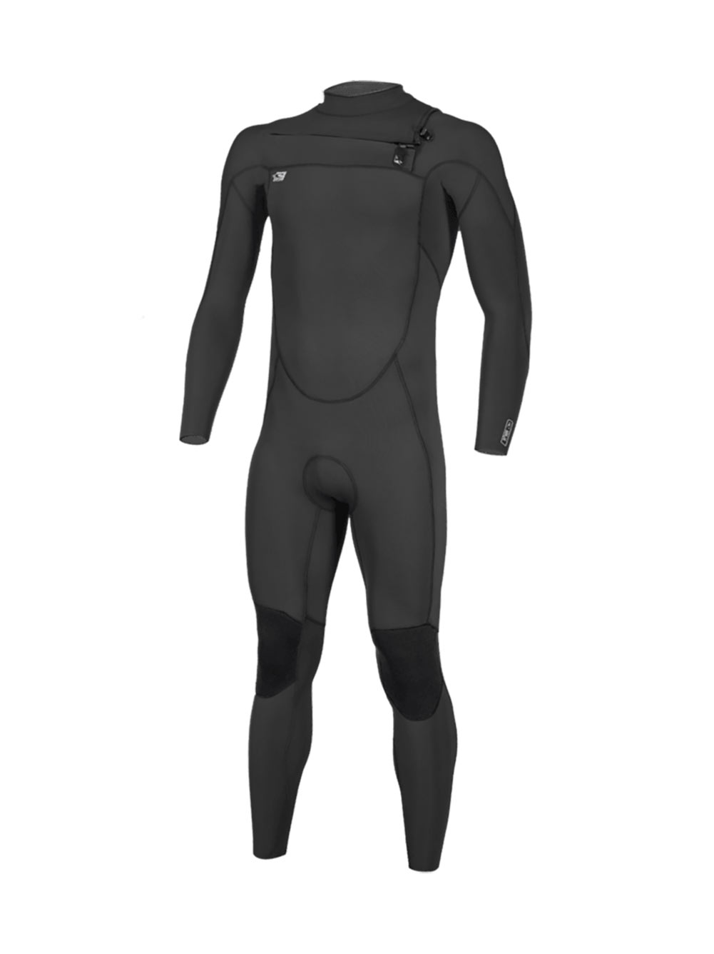 O'Neill Men's Ninja 4/3mm Chest zip Full Wetsuit L-Tall Black