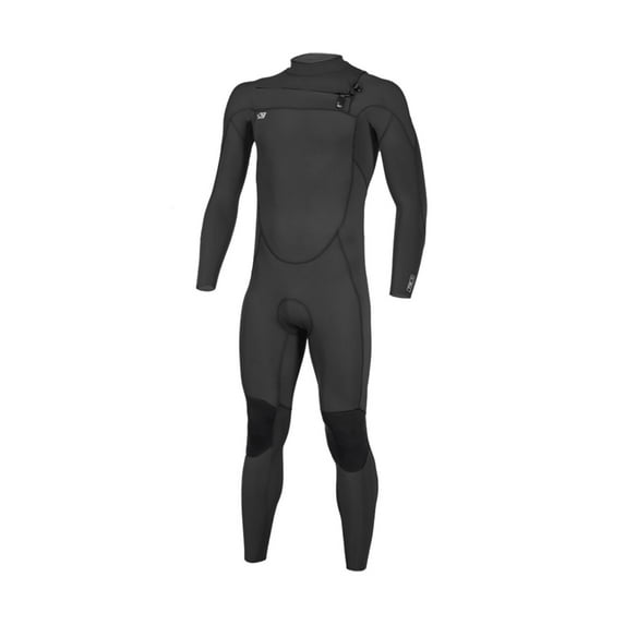O'Neill Men's Ninja 4/3mm Chest zip Full Wetsuit XL-Short Black/black