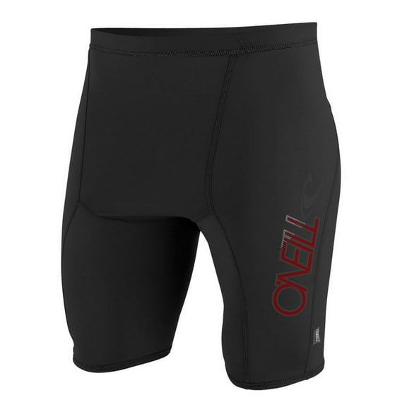 O'Neill Men's Premium Skins UPF 50+ Shorts, Black, Medium, 6oz Nylon/Spandex 4-Way Stretch By ONeill Wetsuits