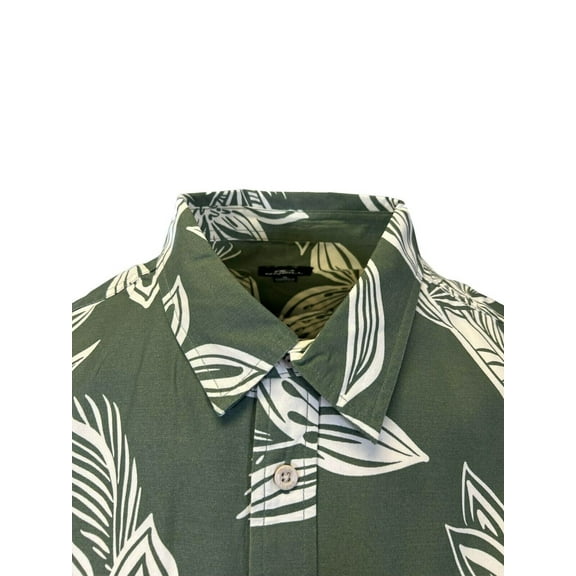 O'Neill Men's Shirt Shoreside Short Sleeve Printed Flowers Shirt