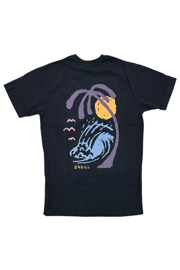 Men's T-Shirt Raw Power Short Sleeve Crewneck Tee (Small, Dark Charcoal)