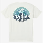 ONeill Mens T-Shirt Shaved Ice Short Sleeve Crewneck Tee Large, Natural Off White