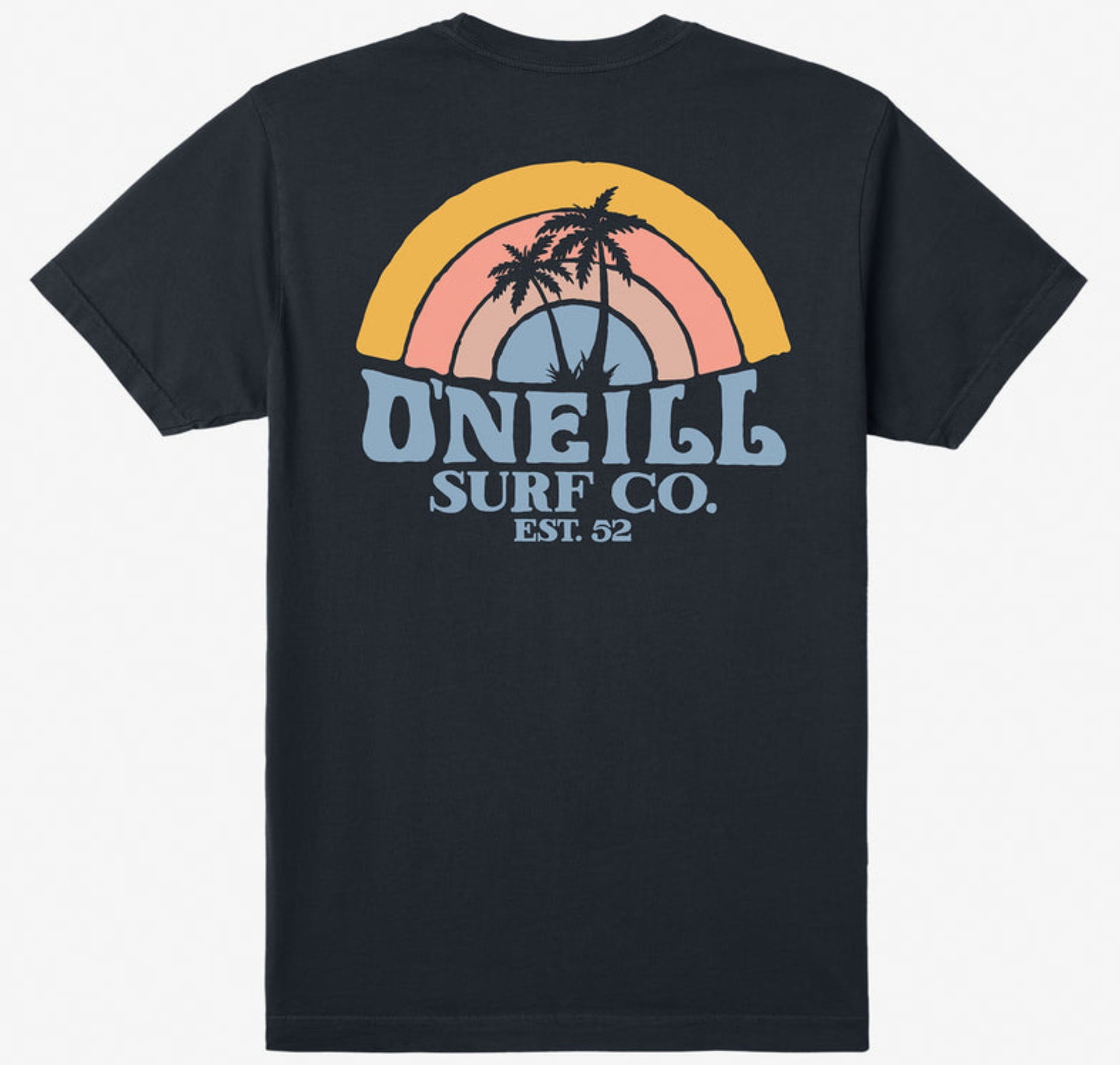 O'Neill Herren T-Shirt 'CALI ORIGINAL' – Schwarz, Mit Logo Auf Der Brust, Lässiger Schnitt, Größe L