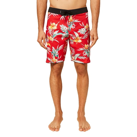 O'Neill Mens Hyperfreak 19 inch boardshorts Papa Seans Red 30