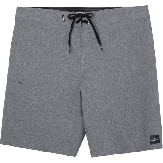 O'Neill Mens Hyperfreak Heat Solid 19 inch boardshorts Grey Heather 38