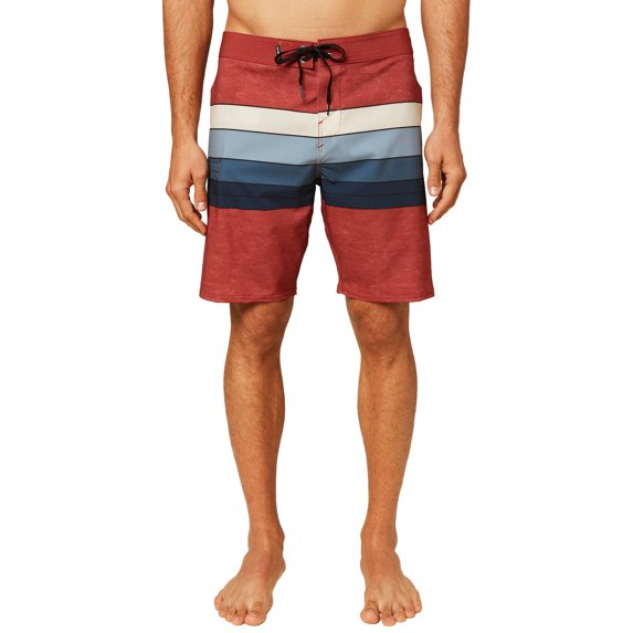 O'Neill Mens Hyperfreak Heist Line boardshorts Red 33