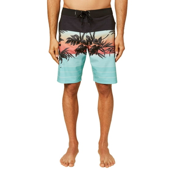 O'Neill Mens Hyperfreak Heist Print boardshorts Turquoise 38
