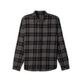 thumbnail image 1 of O'Neill Mens Redmond Plaid Stretch Flannel Black plaid M, 1 of 1