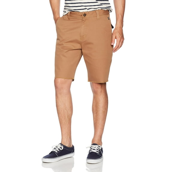 O'Neill NEW Beige Mens Size 34 Flat-Front Classic-Fit Casual Shorts