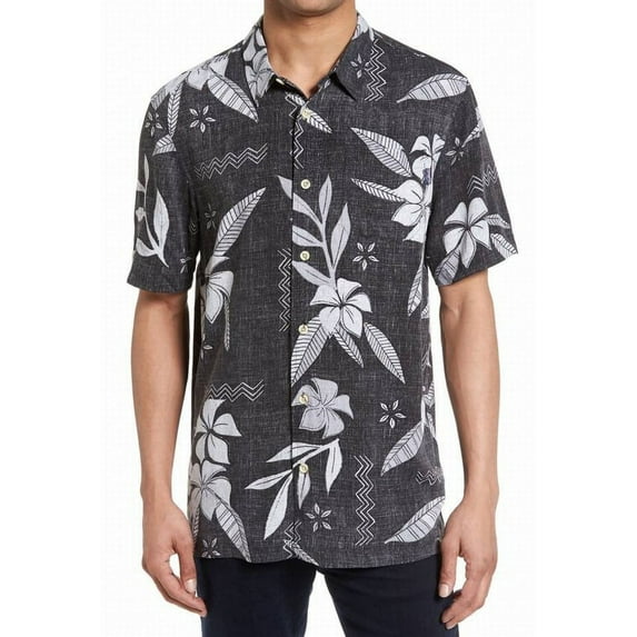 O'Neill NEW Gray Mens Size Medium M Floral Button Down Miramar Shirt