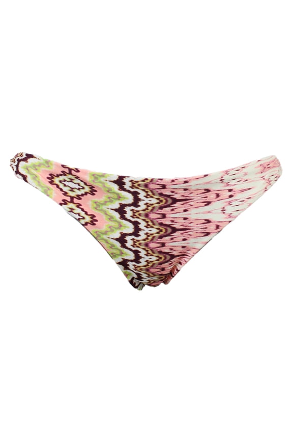 Pink Multi Printed Bahia Twist Side Bikini Bottom XL