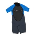 thumbnail image 1 of O'Neill Reactor 2 kids shorty wetsuit 8 Graphite/brite blue (5045IS), 1 of 5