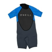 O'Neill Reactor 2 kids shorty wetsuit 8 Graphite/brite blue (5045IS)