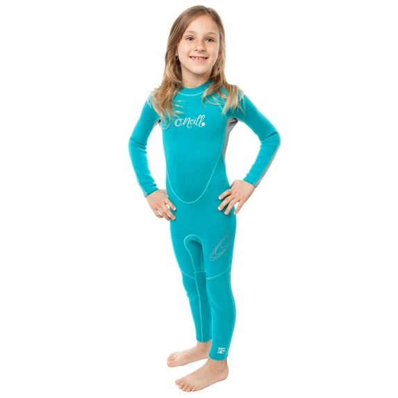 O'Neill Reactor toddler full wetsuit Youth 6 Turquoise/flint/silver (4629G)