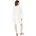 thumbnail image 1 of O'Neill Saltwater Solids bell sleeve beach dress cover-up XL White, 1 of 3