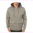 thumbnail image 1 of O'Neill Sherpa Fleece Dark Army full zip hoodie, Large, 1 of 2