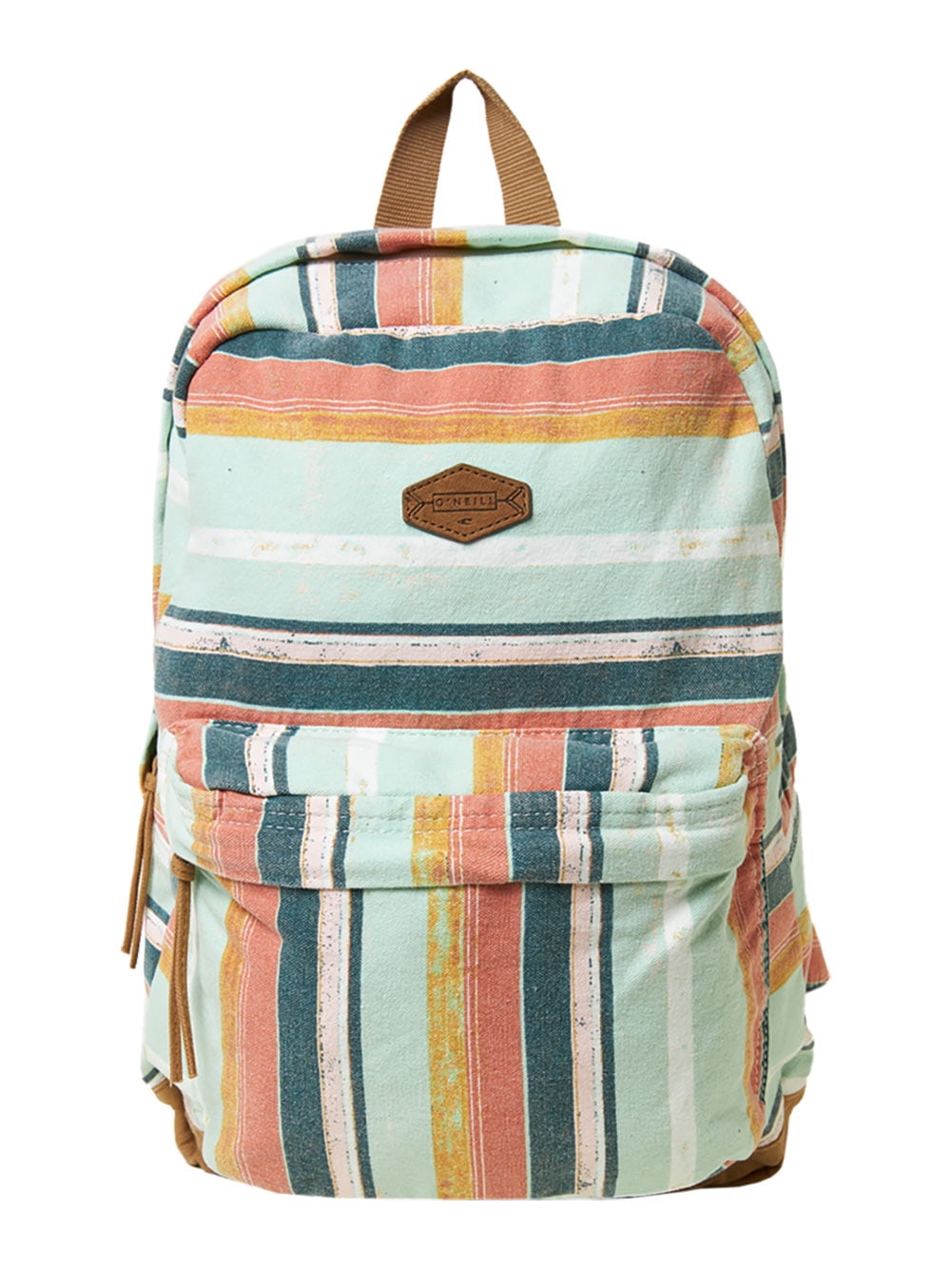 LOTSYOU ● lNostalgia Backpack Stripe O'Neill Shoreline Striped Canvas Backpack, Outdoor Adult