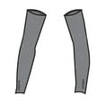 thumbnail image 1 of O'Neill Skins Mens Sun Sleeves XS Narrow (XSN) Cool grey, 1 of 1