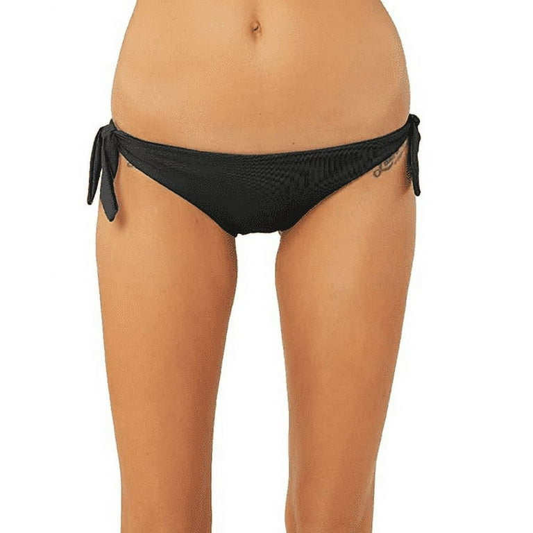O'Neill Teen-Girl's (Juniors) Black Side Tie Bikini Bottom Size Medium