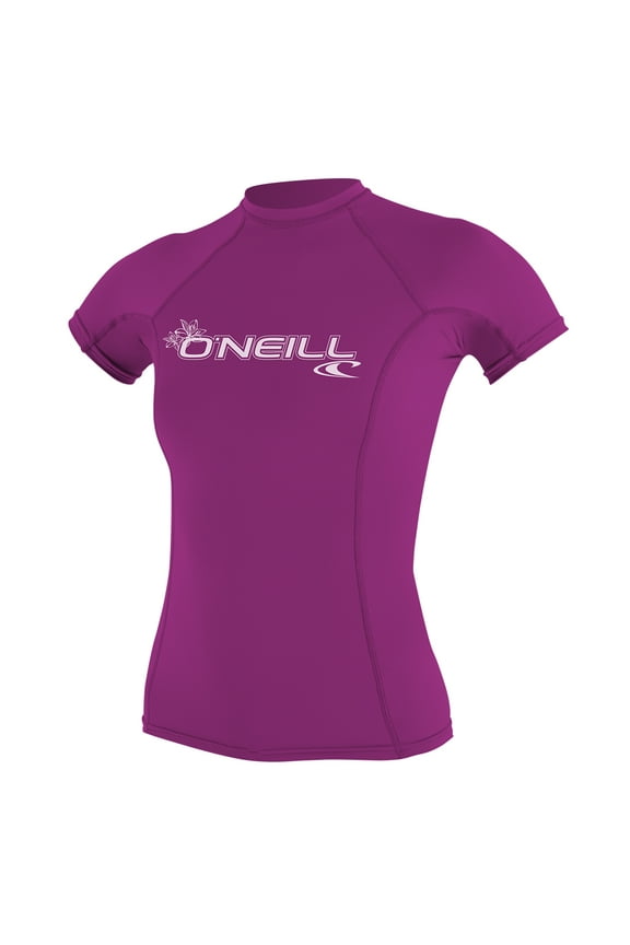 Women's Basic Skins 50+ Short Sleeve Rash Guard