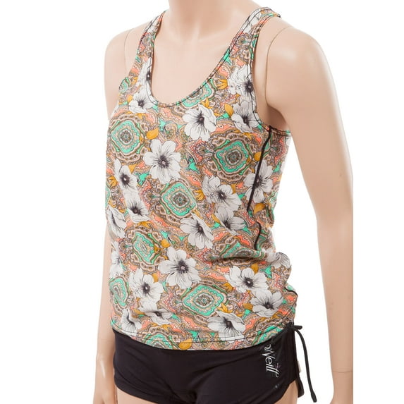 O'Neill Women's Racer Back Tank XS Flora/black (4696S)