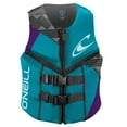 thumbnail image 1 of O'Neill Women's Reactor USCG Wakeboarding & Waterskiing Vest, Size 8, Turquoise, 1 of 3