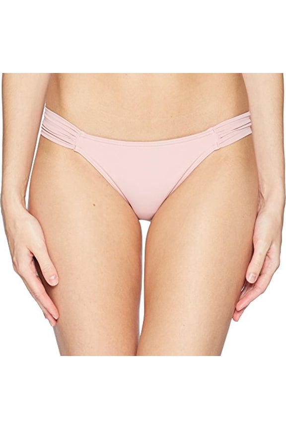 Women's Standard Salt Water Solids Tab Side Swimsuit, Cotton Candy, XL