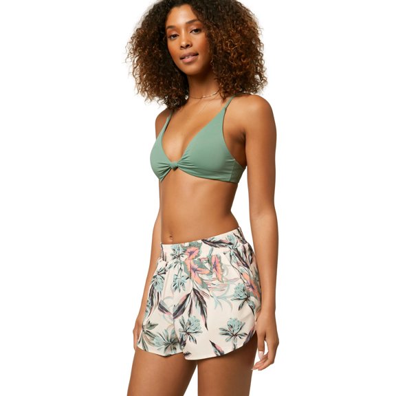 O'Neill Womens Landing Hybrid Printed Shorts Vanilla floral XXL