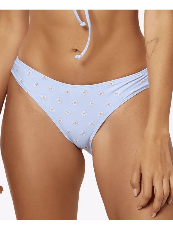 XENON BLUE Matira Aster Daisy Hipster Cheeky Swim Bottom, US Medium